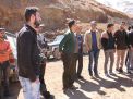 گزارش تصویری بازدید رئیس  و دانشجویان کارشناسی ارشد معدن ، نفت و ژئوفیزیک ازمعدن بوکسیت تاش 
